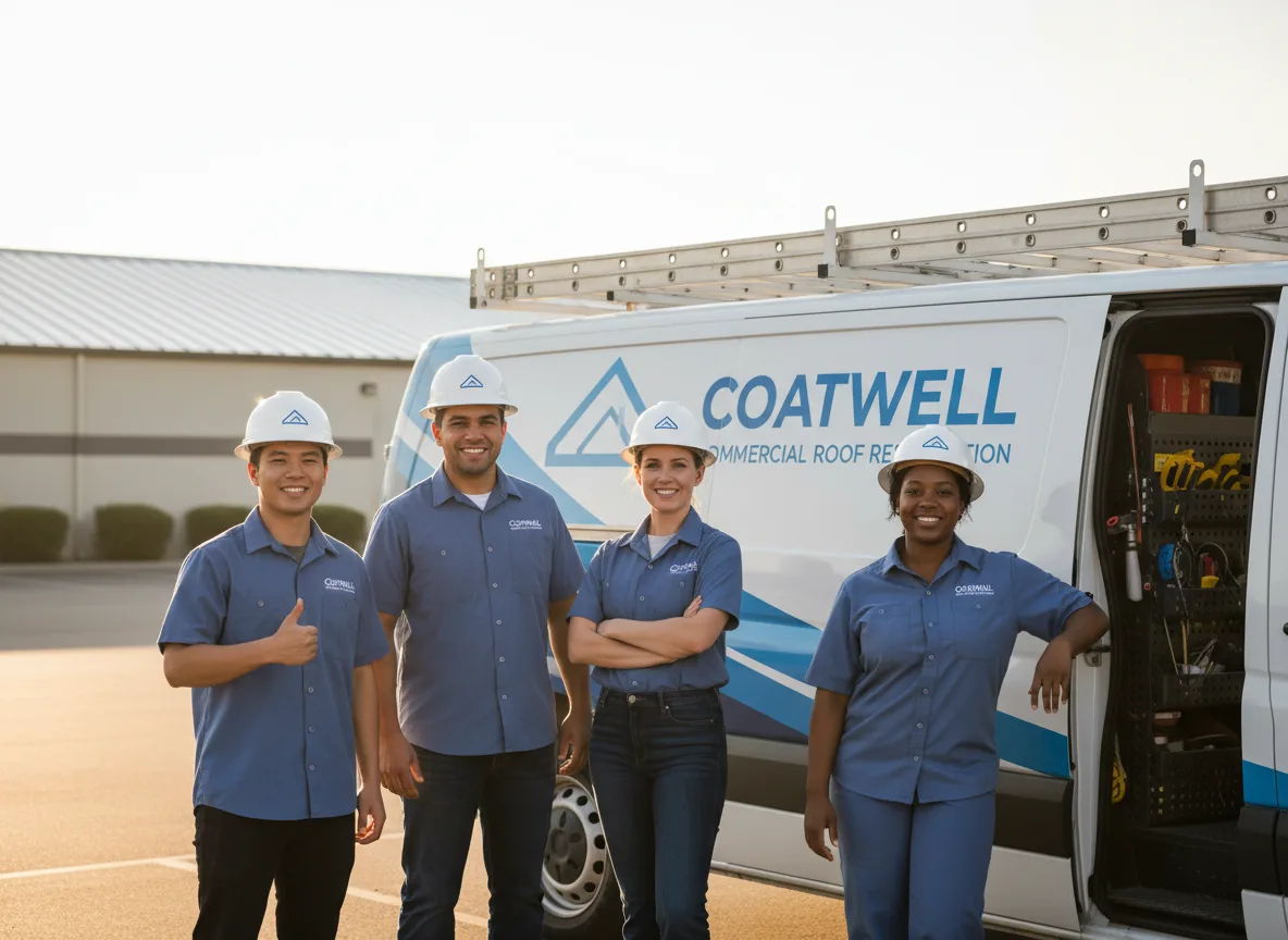Commercial roof coating company in Alden, IA